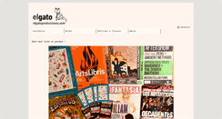 Desktop Screenshot of elgatoproducciones.com